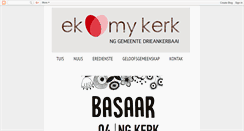 Desktop Screenshot of ekliefmykerk.co.za